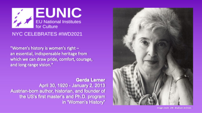 Gerda Lerner, pioneer of American women's studies / Cultural Forum New York  | Austria Kultur Digital